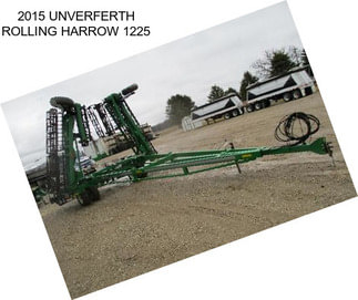 2015 UNVERFERTH ROLLING HARROW 1225