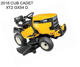 2018 CUB CADET XT2 GX54 D