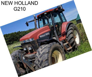 NEW HOLLAND G210