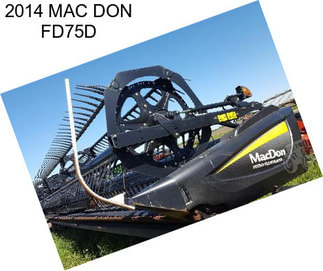 2014 MAC DON FD75D