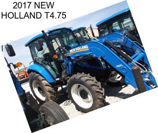 2017 NEW HOLLAND T4.75