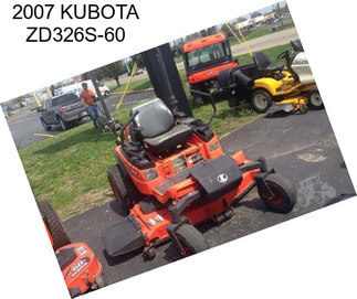 2007 KUBOTA ZD326S-60