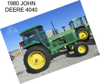 1980 JOHN DEERE 4040