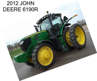 2012 JOHN DEERE 6190R