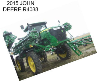 2015 JOHN DEERE R4038