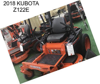 2018 KUBOTA Z122E