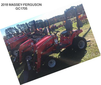 2018 MASSEY-FERGUSON GC1705