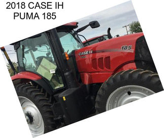 2018 CASE IH PUMA 185