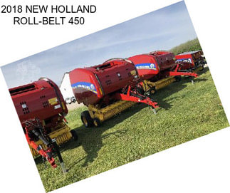 2018 NEW HOLLAND ROLL-BELT 450