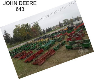 JOHN DEERE 643