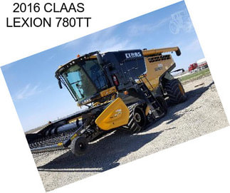 2016 CLAAS LEXION 780TT