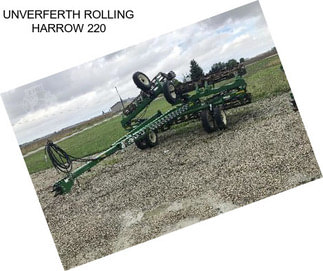 UNVERFERTH ROLLING HARROW 220