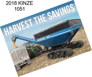 2018 KINZE 1051