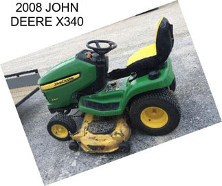 2008 JOHN DEERE X340