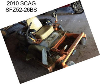 2010 SCAG SFZ52-26BS