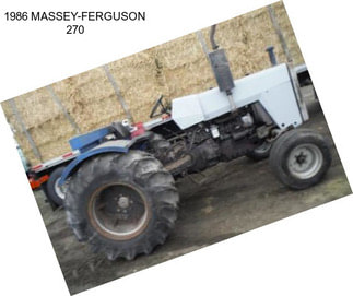 1986 MASSEY-FERGUSON 270