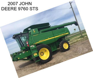 2007 JOHN DEERE 9760 STS