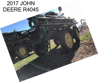 2017 JOHN DEERE R4045