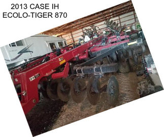 2013 CASE IH ECOLO-TIGER 870