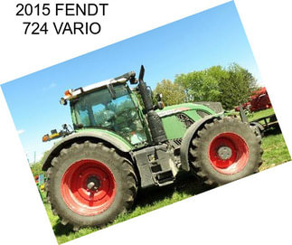 2015 FENDT 724 VARIO