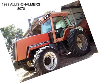 1983 ALLIS-CHALMERS 8070