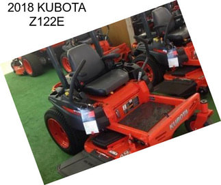 2018 KUBOTA Z122E