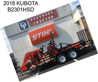 2018 KUBOTA B2301HSD