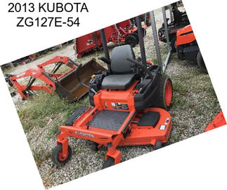 2013 KUBOTA ZG127E-54