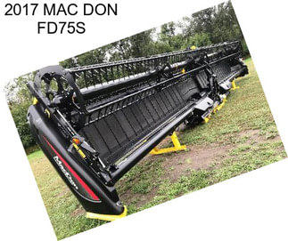 2017 MAC DON FD75S