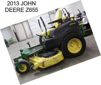 2013 JOHN DEERE Z655