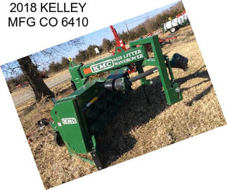 2018 KELLEY MFG CO 6410