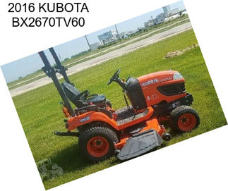 2016 KUBOTA BX2670TV60