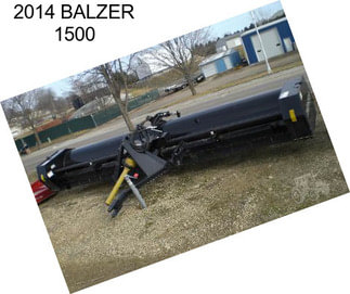 2014 BALZER 1500