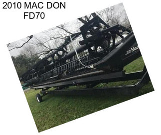 2010 MAC DON FD70