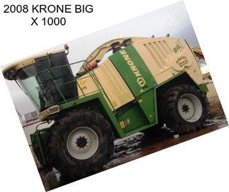 2008 KRONE BIG X 1000