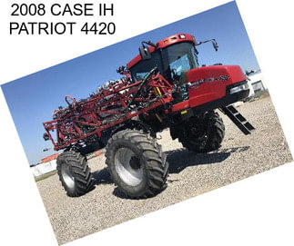 2008 CASE IH PATRIOT 4420