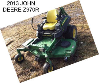 2013 JOHN DEERE Z970R