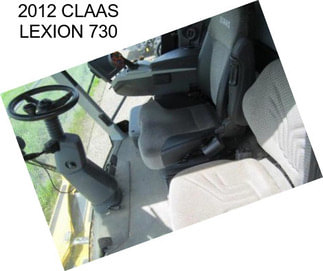 2012 CLAAS LEXION 730