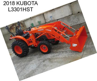 2018 KUBOTA L3301HST