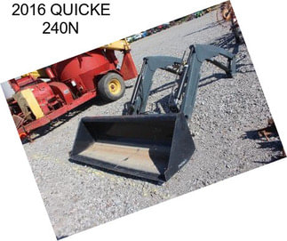 2016 QUICKE 240N