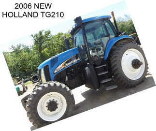 2006 NEW HOLLAND TG210