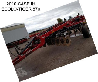 2010 CASE IH ECOLO-TIGER 870