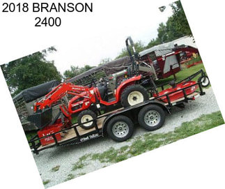 2018 BRANSON 2400