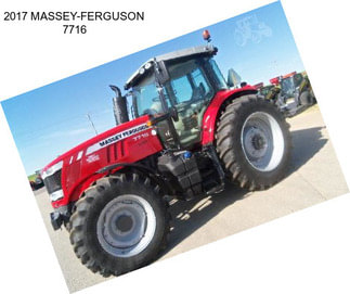 2017 MASSEY-FERGUSON 7716