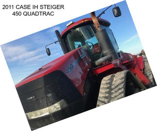 2011 CASE IH STEIGER 450 QUADTRAC