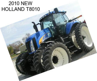 2010 NEW HOLLAND T8010