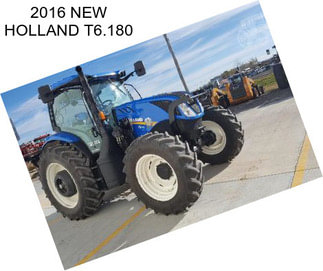 2016 NEW HOLLAND T6.180