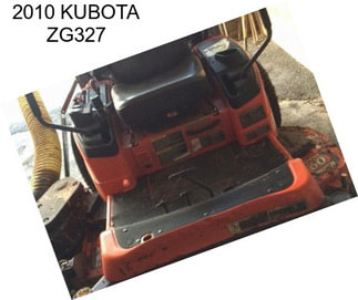 2010 KUBOTA ZG327