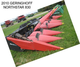 2010 GERINGHOFF NORTHSTAR 830