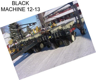BLACK MACHINE 12-13